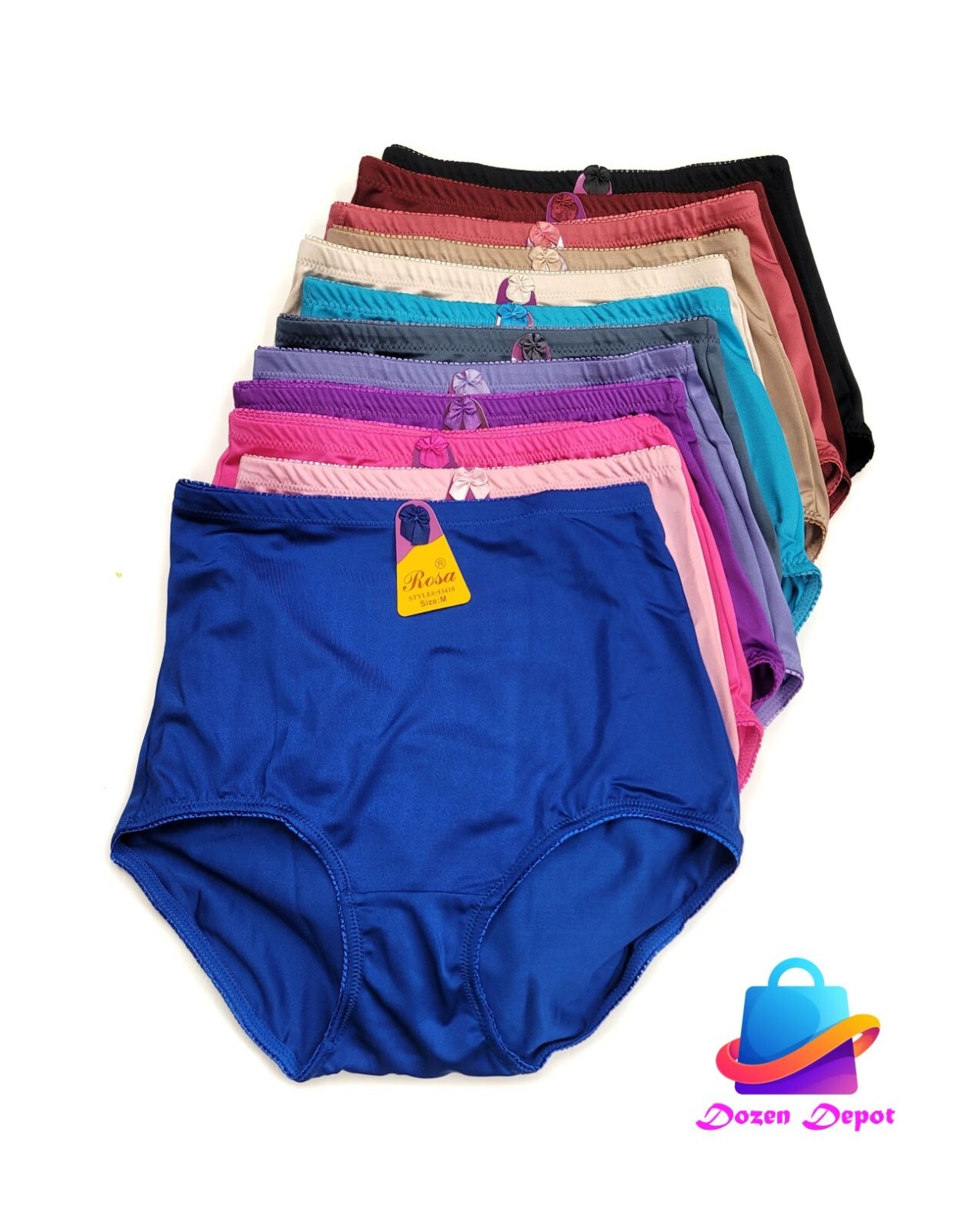 Plus Women Full Coverage High Waist Light Tummy Control Satin Girdle Panty 2X-5X