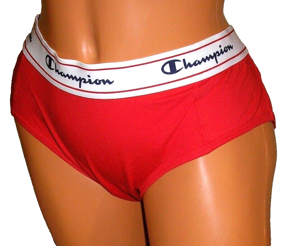 Panties Lingerie Champion Cotton Red Hipster 2XL Adult Gift