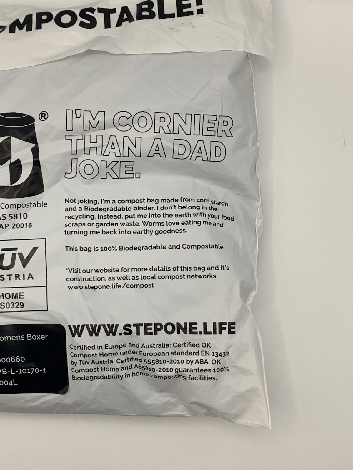 Step One Bundle Women’s Boxer Large Black New Sealed Pack Freepost