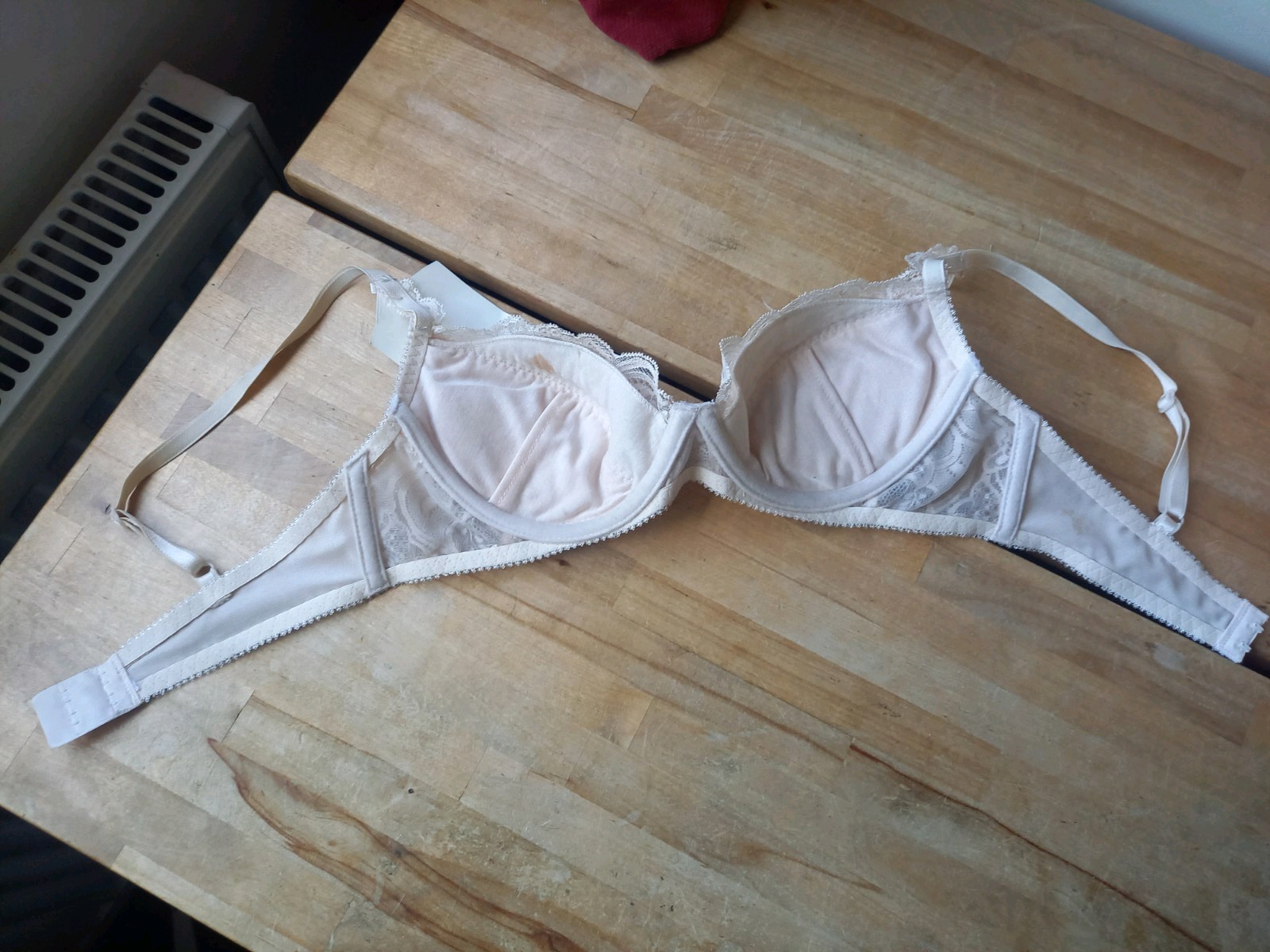 Sand Cream Lace Push-Up Padded Underwire Bra size 32B 34B 32C 34C BRAND NEW