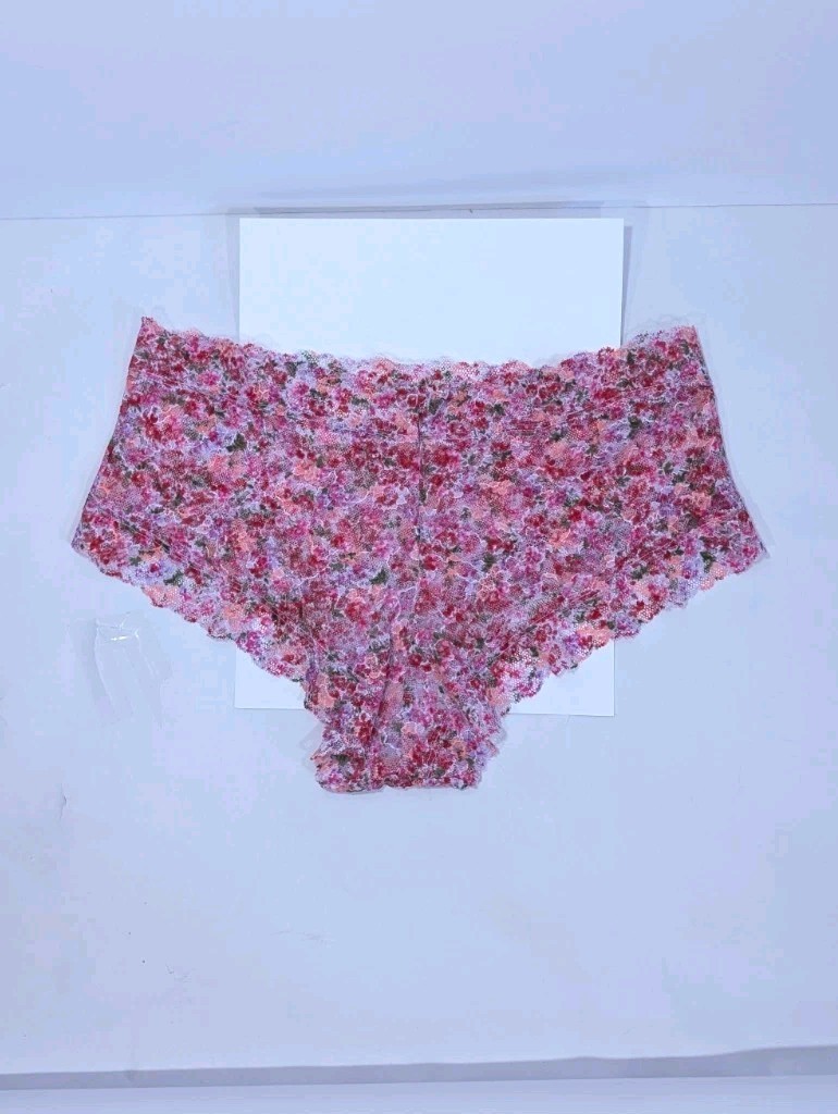Victoria’s Secret the Lacie Posey Lace Cheeky Panty Medium Low Rise floral 6d9a