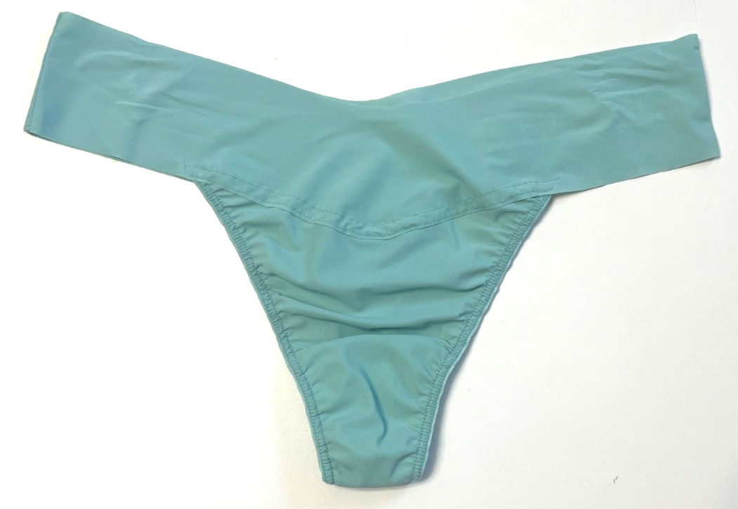 Hanky Panky LARGE BreatheSoft Natural Rise Thong NWOT Green