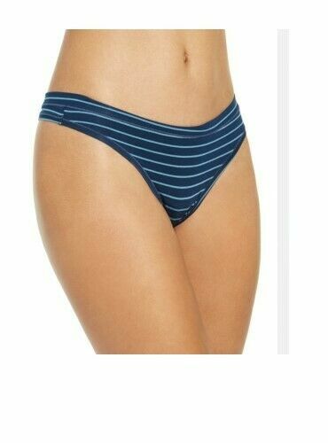 Alfani Ultra Soft Mix and Match Thong Underwear Blue Stripe XX Large New