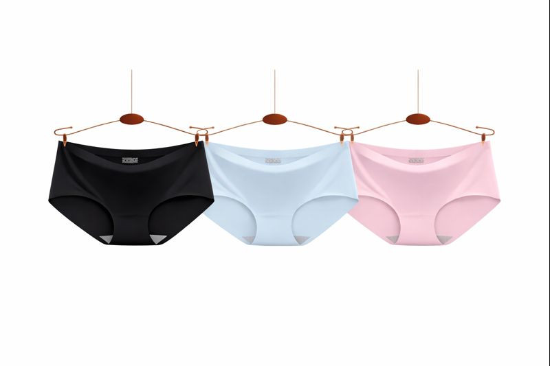Ladies Panties Ice Silk Seamless Knickers Comfort Underwear Soft Smooth 3/6 Pack