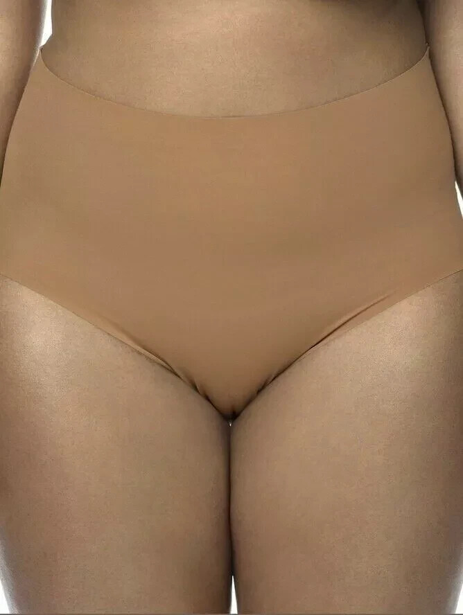 Nubian Skin Brief Size XS 8 Cinnamon Seamless No VPL High Waist Knickers NC03