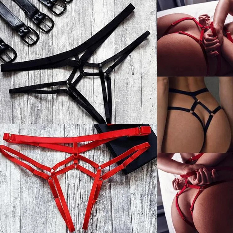 Thong Panties G String Solid Color Low Rise Lightweight Stretch Fit Panty