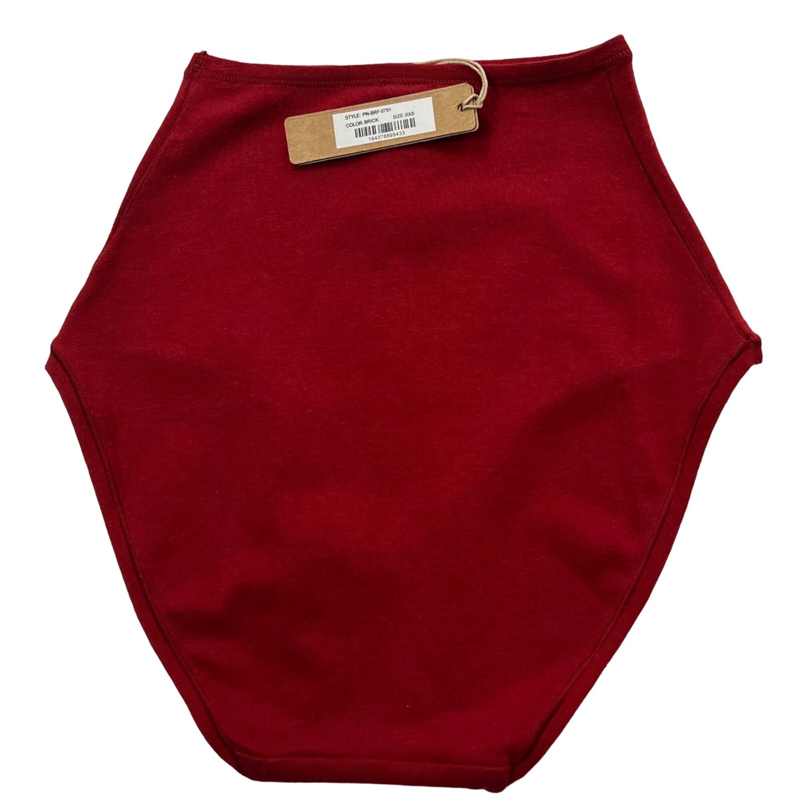 SKIMS Cotton Jersey Full Brief Brick Womens XXS