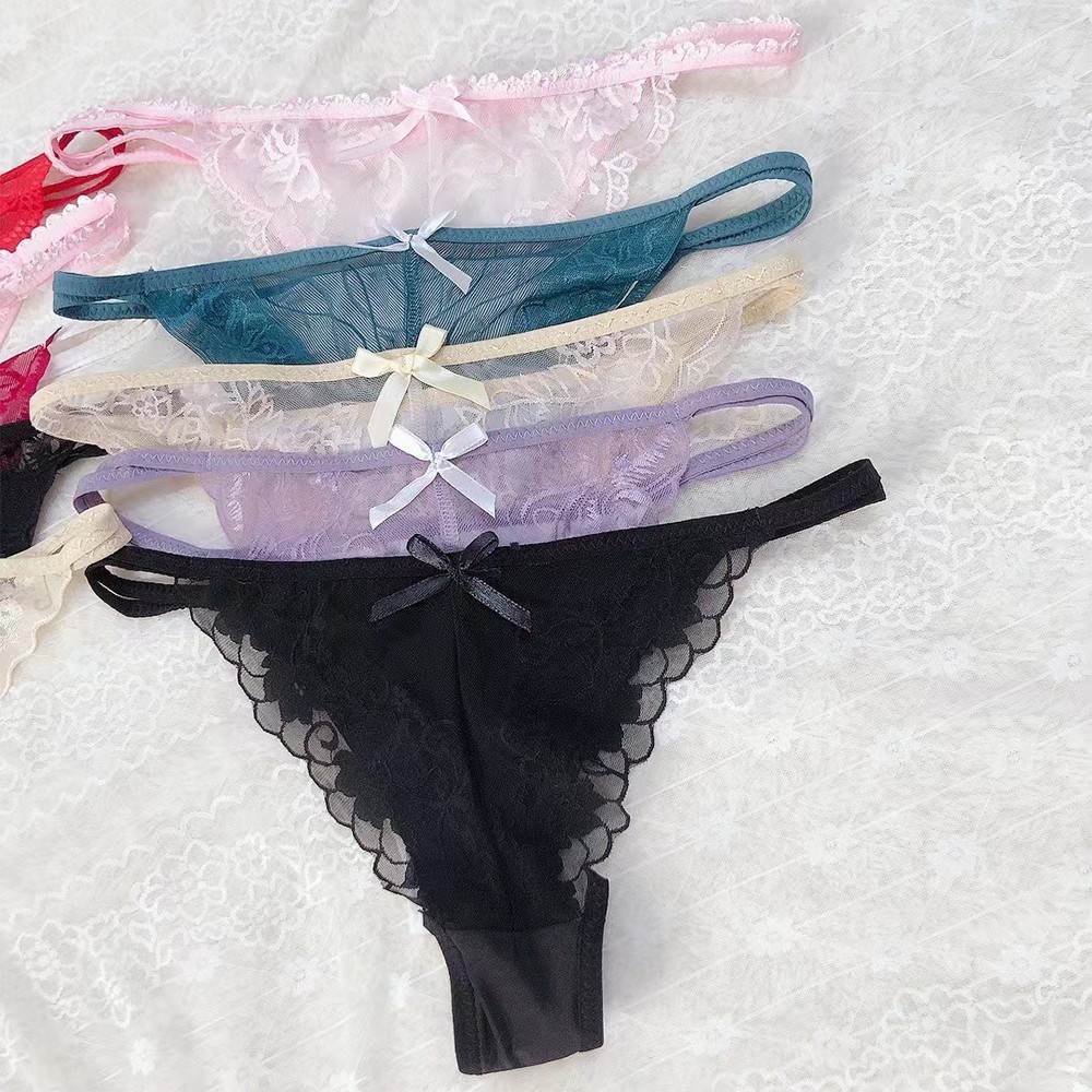 Soft Cotton Lace Briefs Thongs Underwear for Women Designed for Breathability
