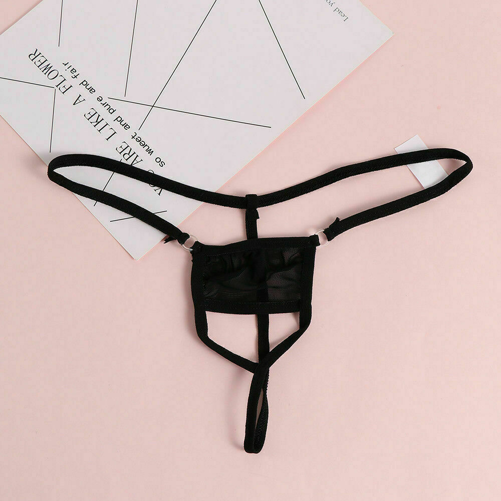 Sexy Women Crotchles Panty Lace Thong G-string Lingerie Underwear T-back USA