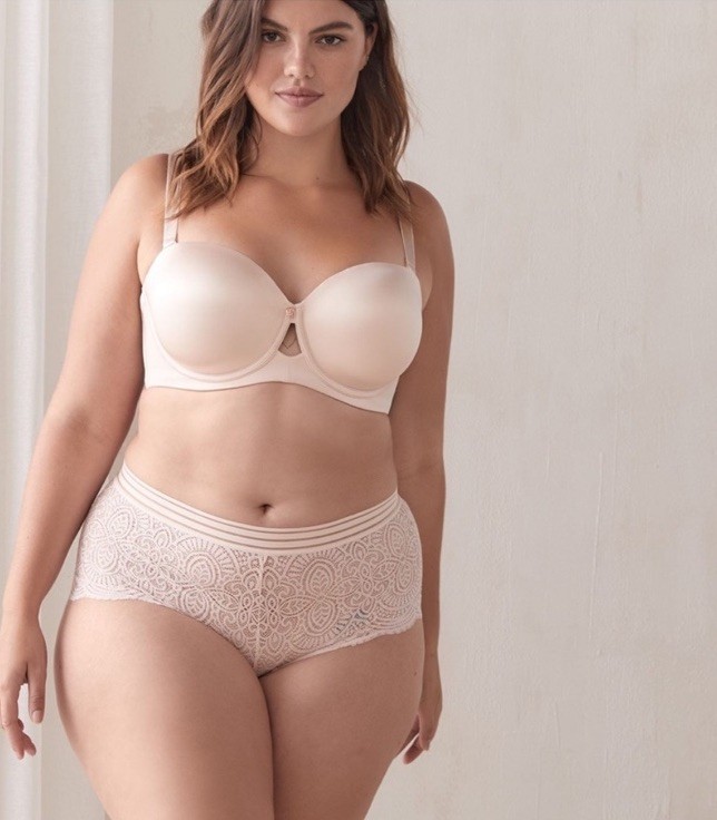 ASHLEY GRAHAM Lace Boyshort Panties NWT