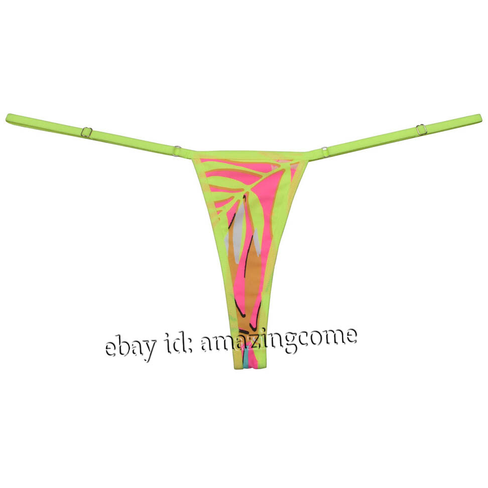 Women Micro Bikini Thong Adjustable Sides Intimates Underwear Mini Swim String