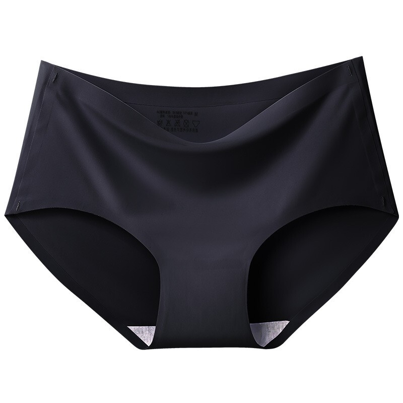 Ice Silk Panties Ladies Underwear Seamless Briefs Pants Women Knickers Pack of 4