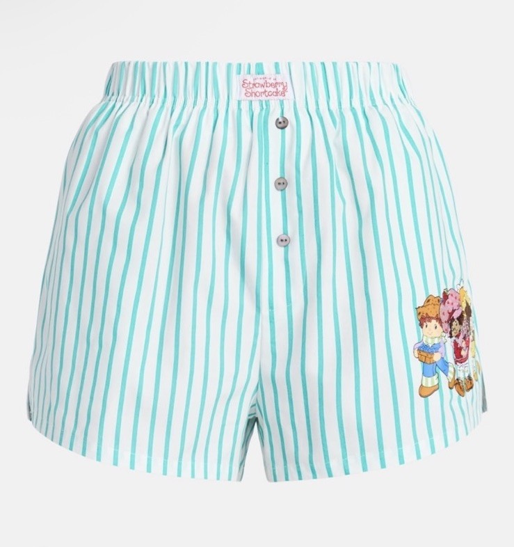 Strawberry Shortcake Women’s Size Large 12-14 Sleep Lounge Pajama Boxer Shorts
