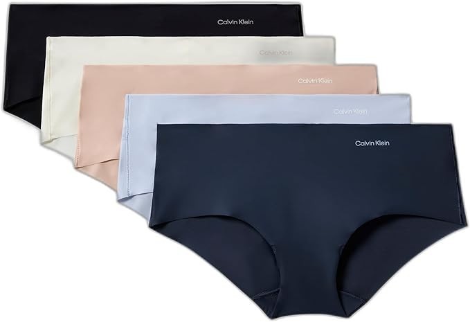 Calvin Klein Women’s Invisibles Seamless Hipster Panties Size Small Box Damaged