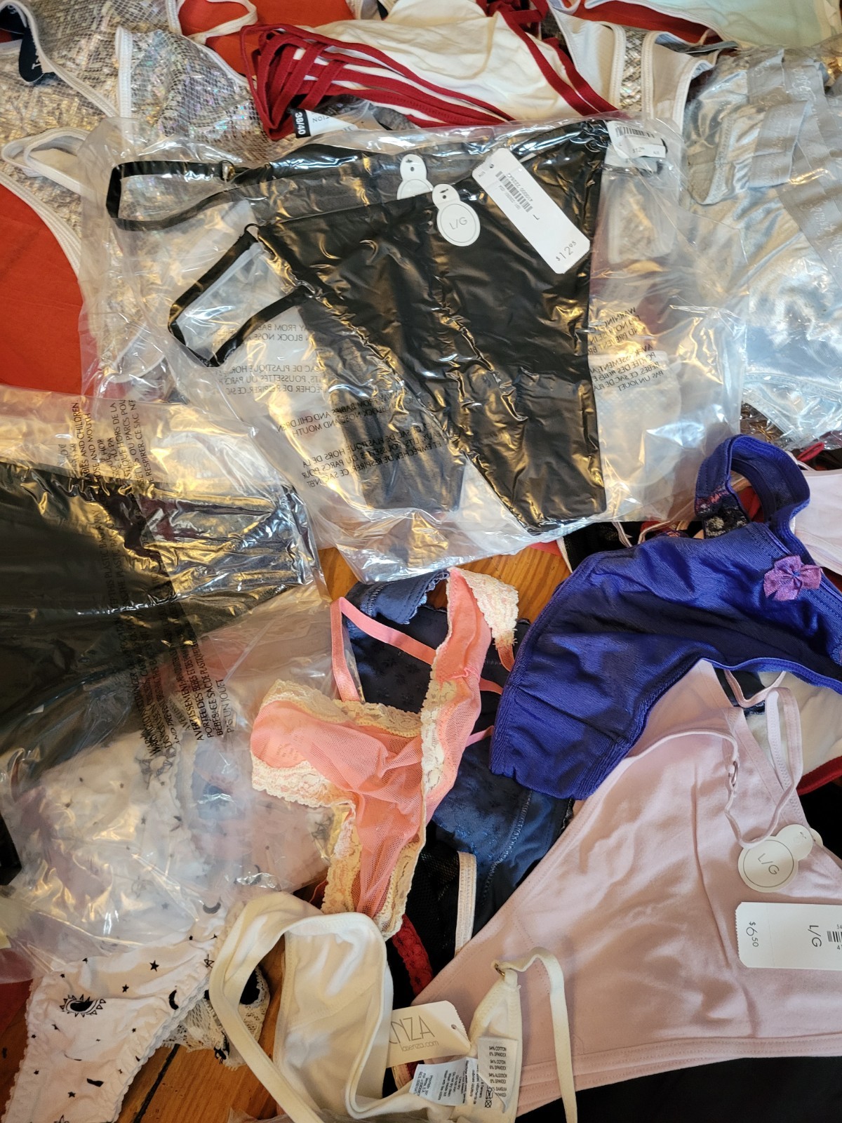 New Wholesale Lot 10 La Senza Women G-String Thongs Panties Underwear Large L