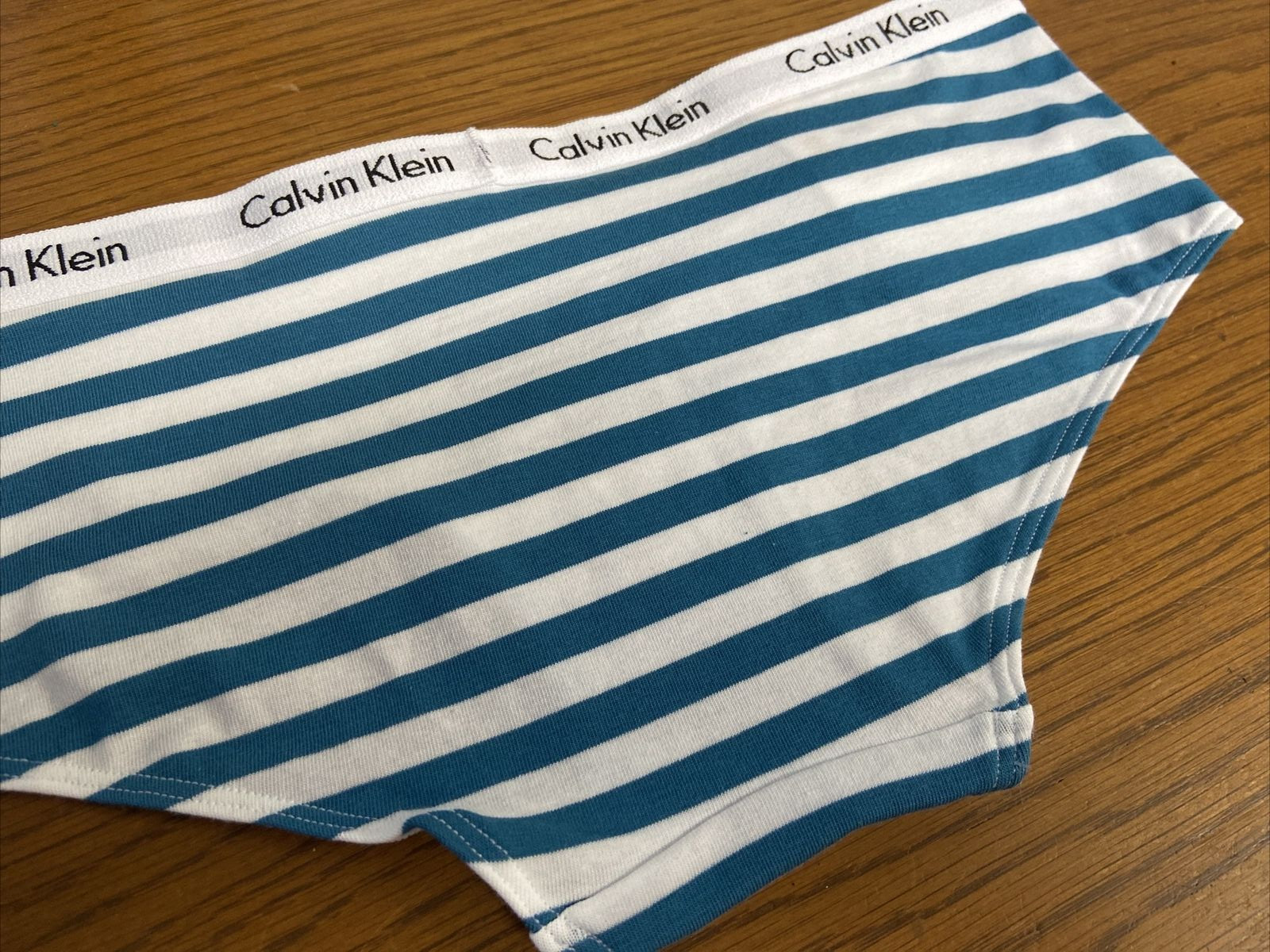 NWT Calvin Klein (SMALL) CULOTTE TAILLE BASSE HIPSTER Pin Stripe QD3608-404