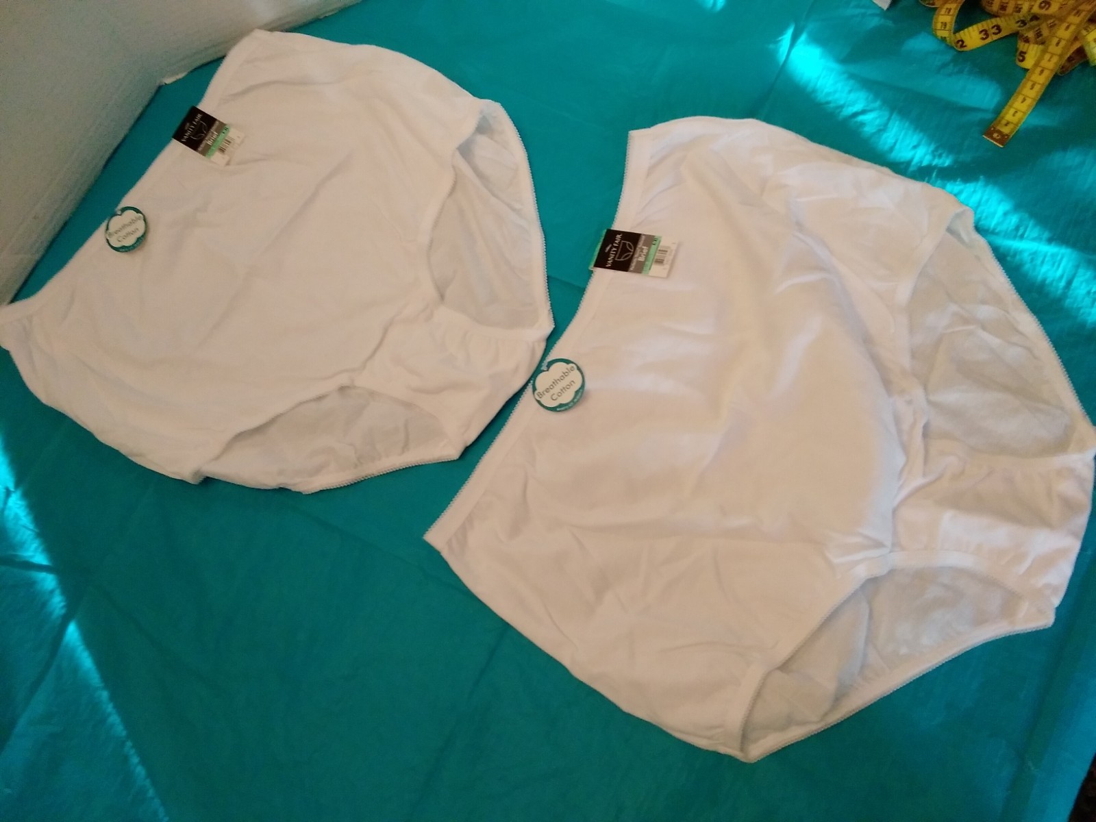 NOS 2014 Vanity Fair Perfectly Yours Tailored Cotton Brief 8/XL 15318 2 pk