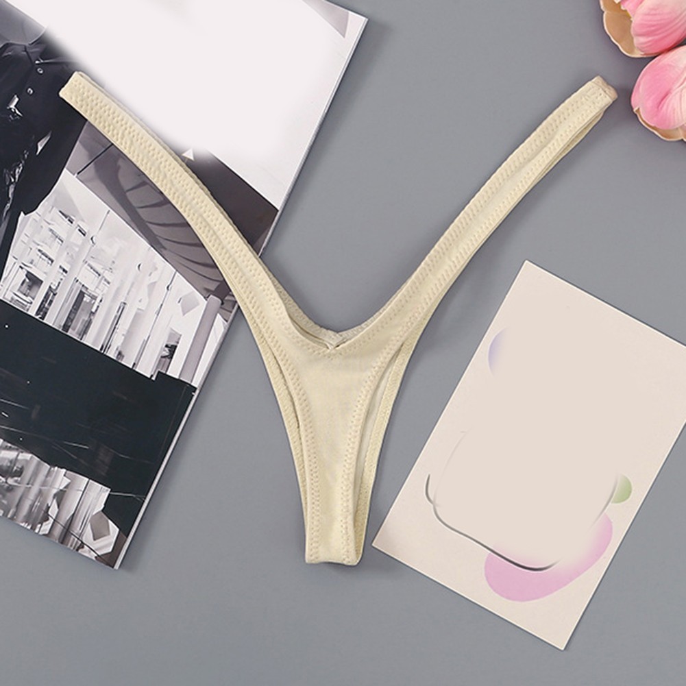 Fashionable T Back Womens Underwear Available in Multiple Solid Colors