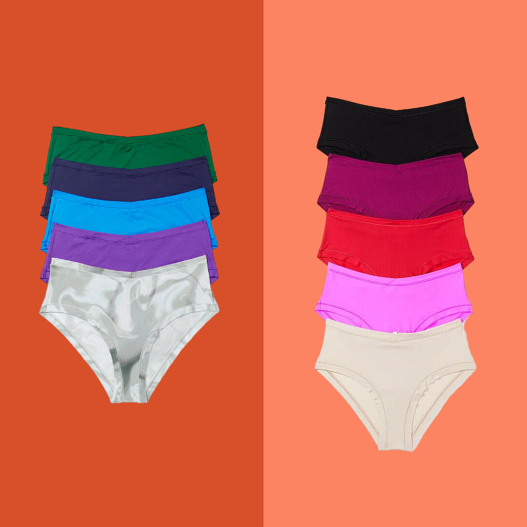 Victoria Secret PINK Hipster Womens Stretch 5 Pair Panty Pack Multi XS, S,M,L,XL