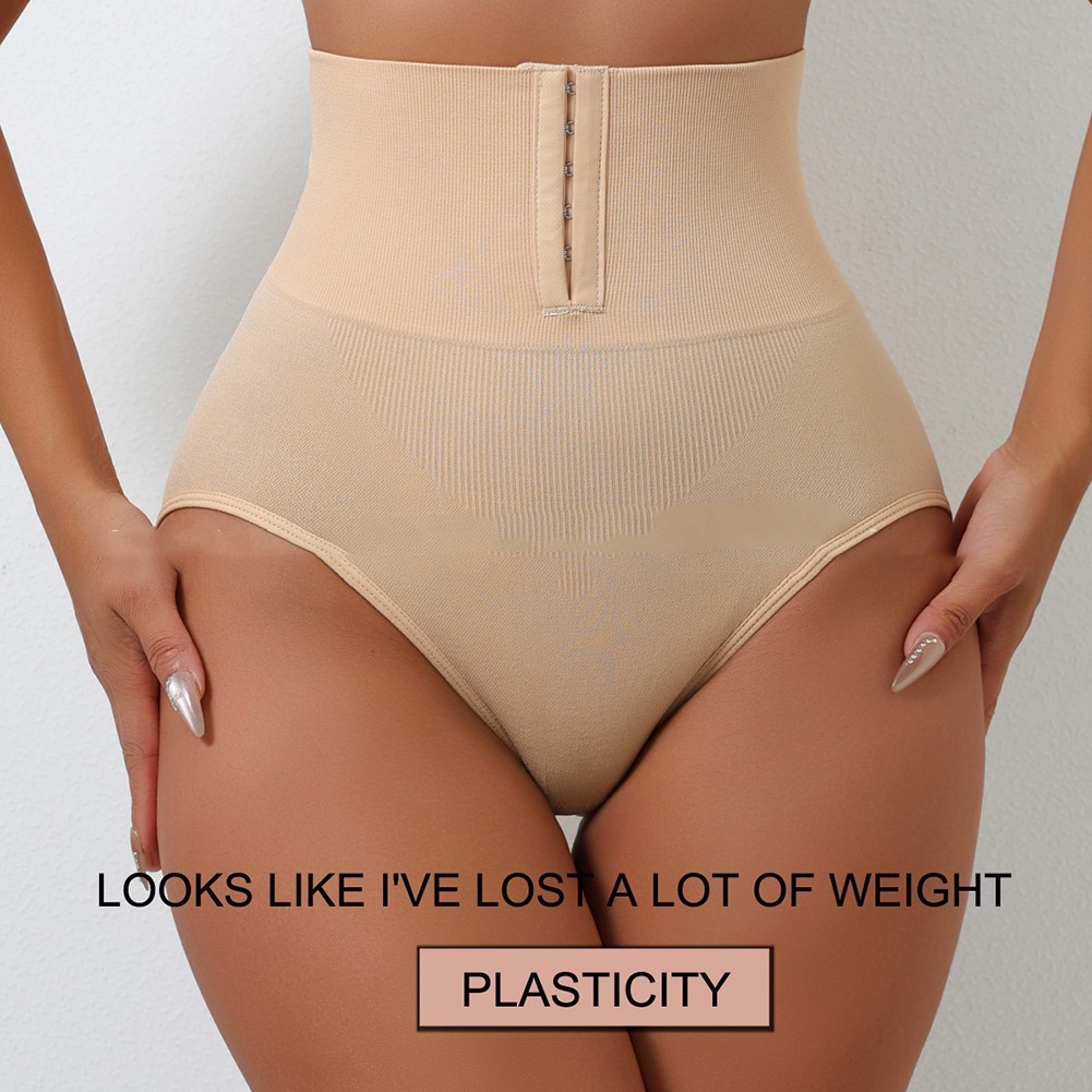 Functional Womens Plus Size Waist Pants with Buttoned Hip Lifting for Comfort