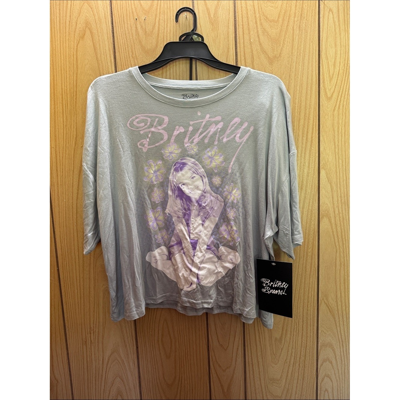 Women’s Light Gray Graphic Pajama Top