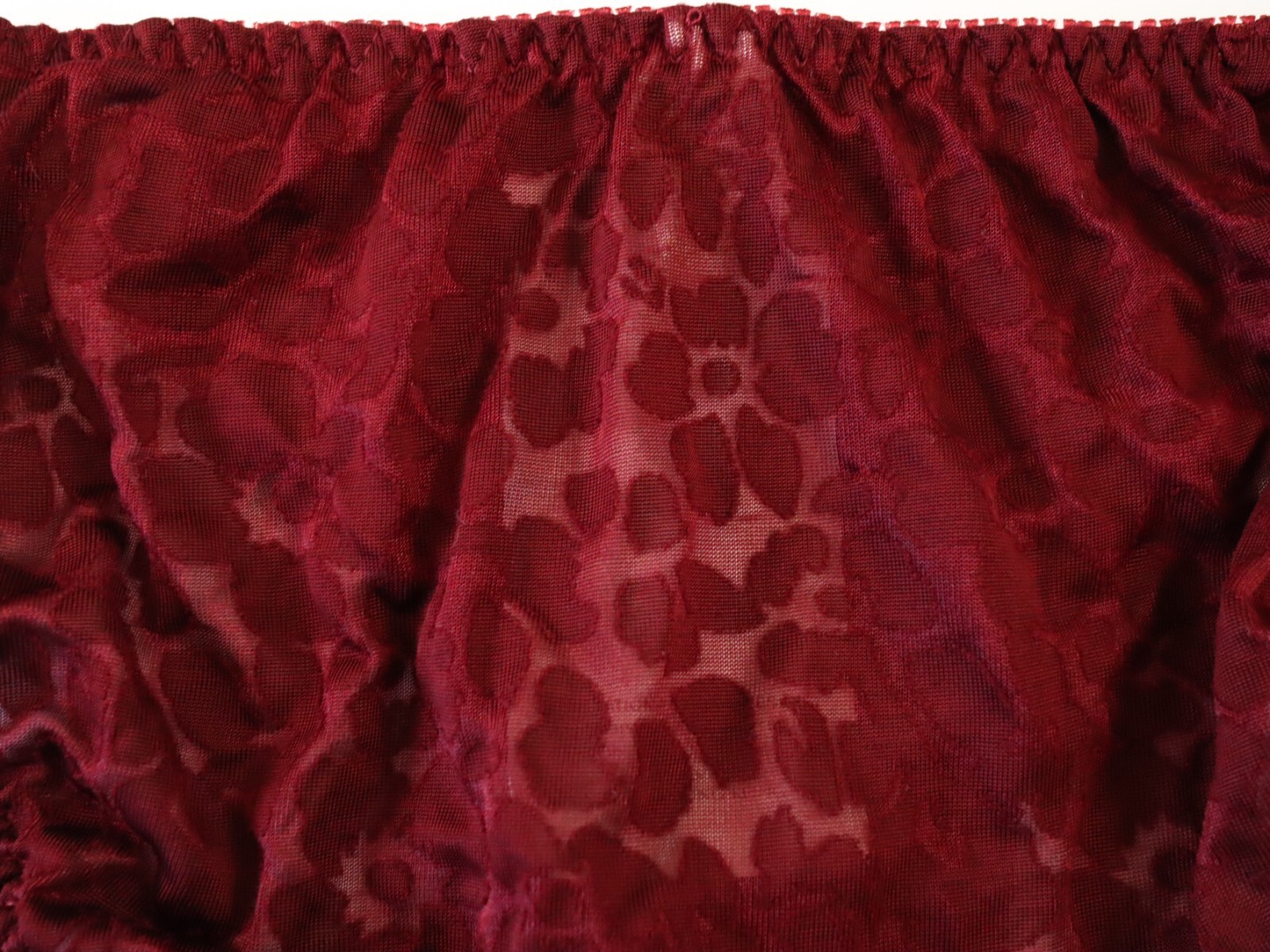 NEW Rene Rofe TRUE VTG 90s Y2K Silky Sheer Leopard Bikini Panty Sz SMALL