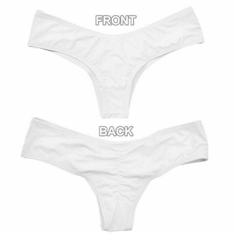 Swimwear Cheeky Beachwear Bottom V Brazilian Womens Bikini Ruched Thong