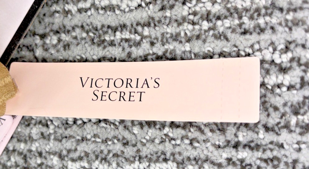 Victoria’s Secret Very Sexy NWT XXL Gold Showgirl Embroider Open Brazilian Panty