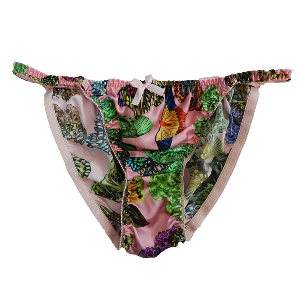 Yavorrs Women’s Silk String Bikini Flower 8 Pairs in One Economic) S-XXL