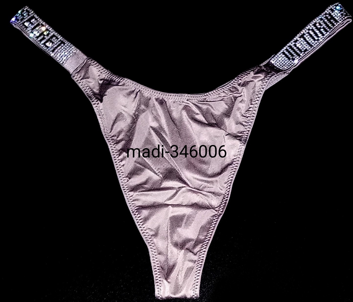 Victoria’s Secret ACCEPT OFFERS Rhinestone Shine Strap Thong XS S M L XL Pantie