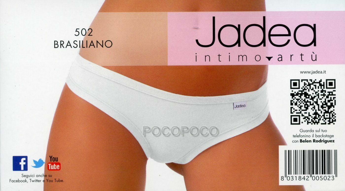 6 Brasiliana donna cotone modal elasticizzato Jadea slip braziliana vita bassa