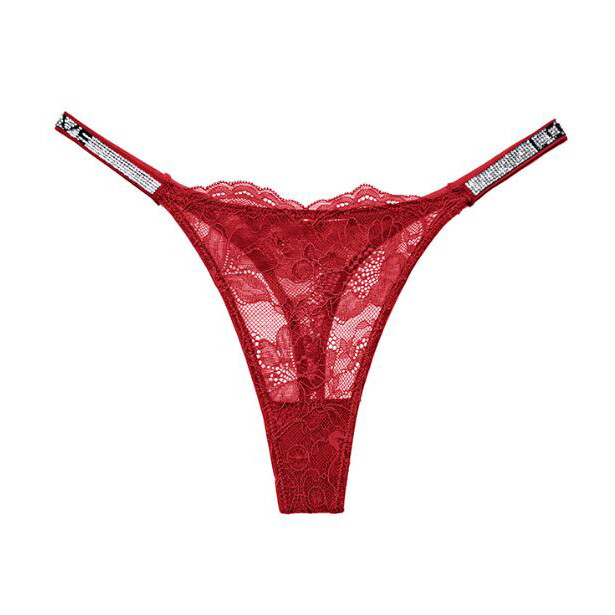 Women’s Sexy Lace Low Waist Thongs Panties Intimate G-String Briefs Underwear