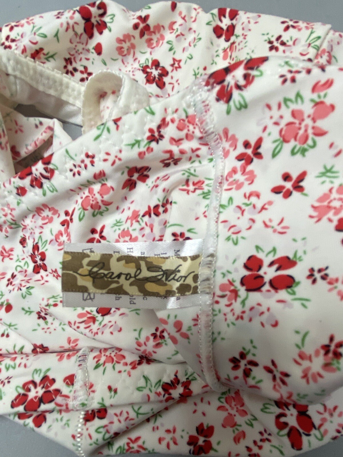 Carol Nior High Waist Body Shaper Panties Underwear Floral XL NWOT