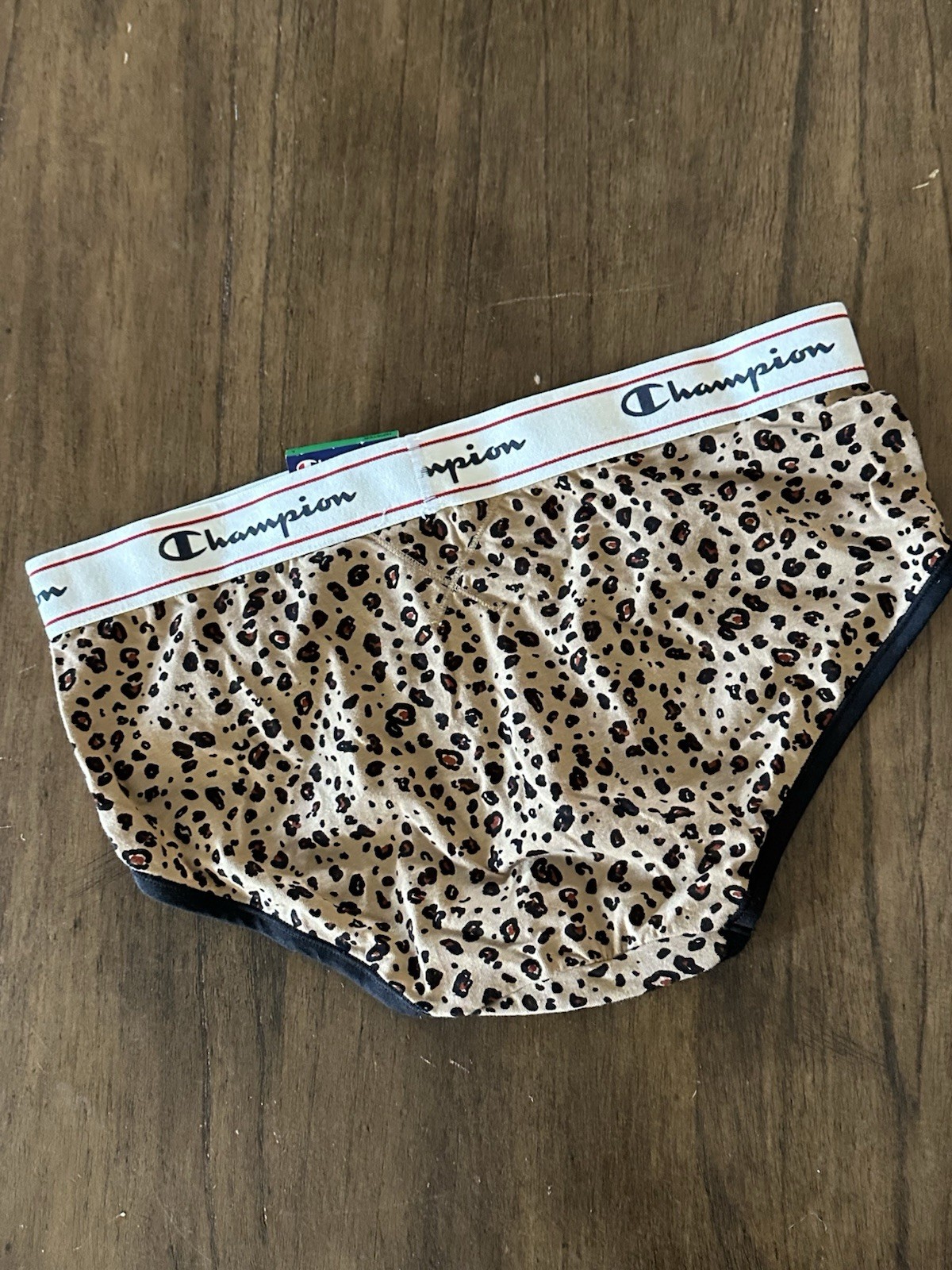 Champion Double Dry Cheetah Leopard Ch41as Hipster Large L Panties NWT