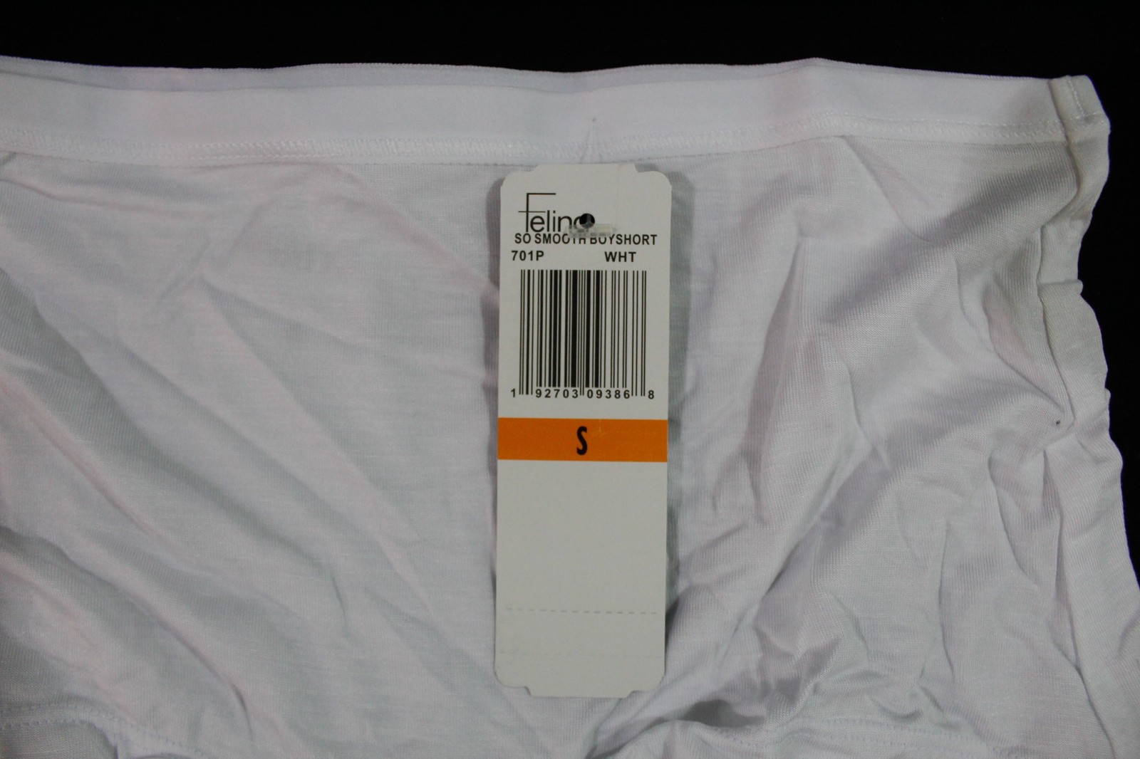 Felina Women’s So Smooth Soft Modal Mid-Rise Boyshort DH3 White Small NWT