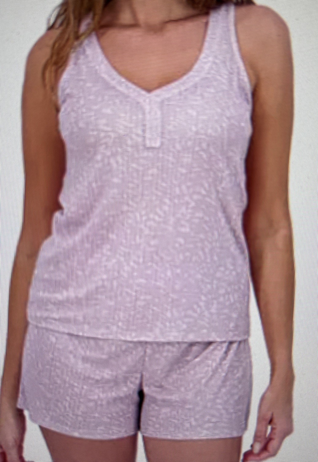 Live 2 Lounge Women’s 4 Piece Pointelle Lounge Wear Pajama Set, Purple, X-Large