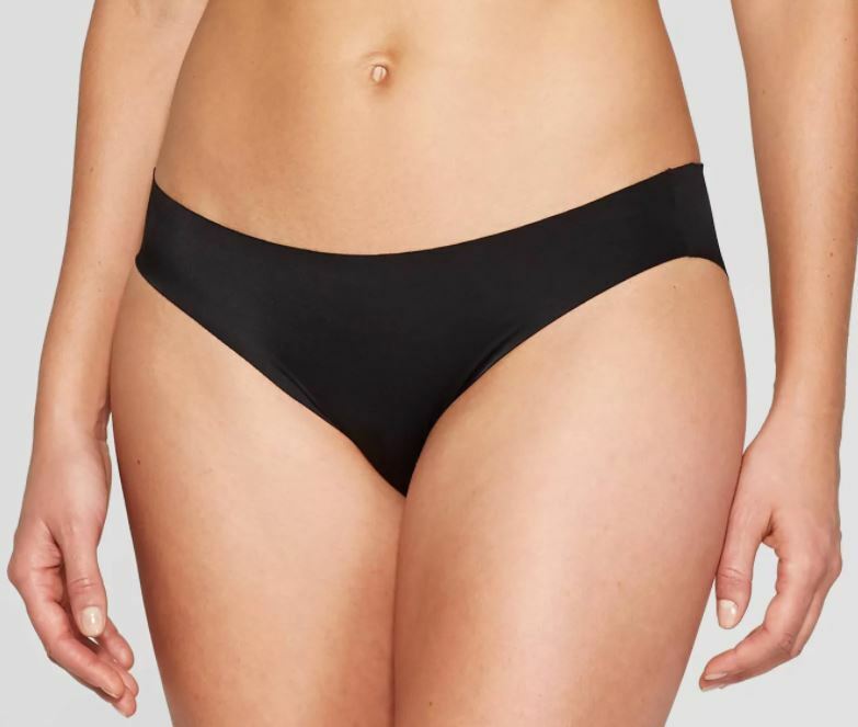 Auden Women’s Bikini Underwear Black Size L 12-14 Lot Of 3 Invisible Edge Bikini