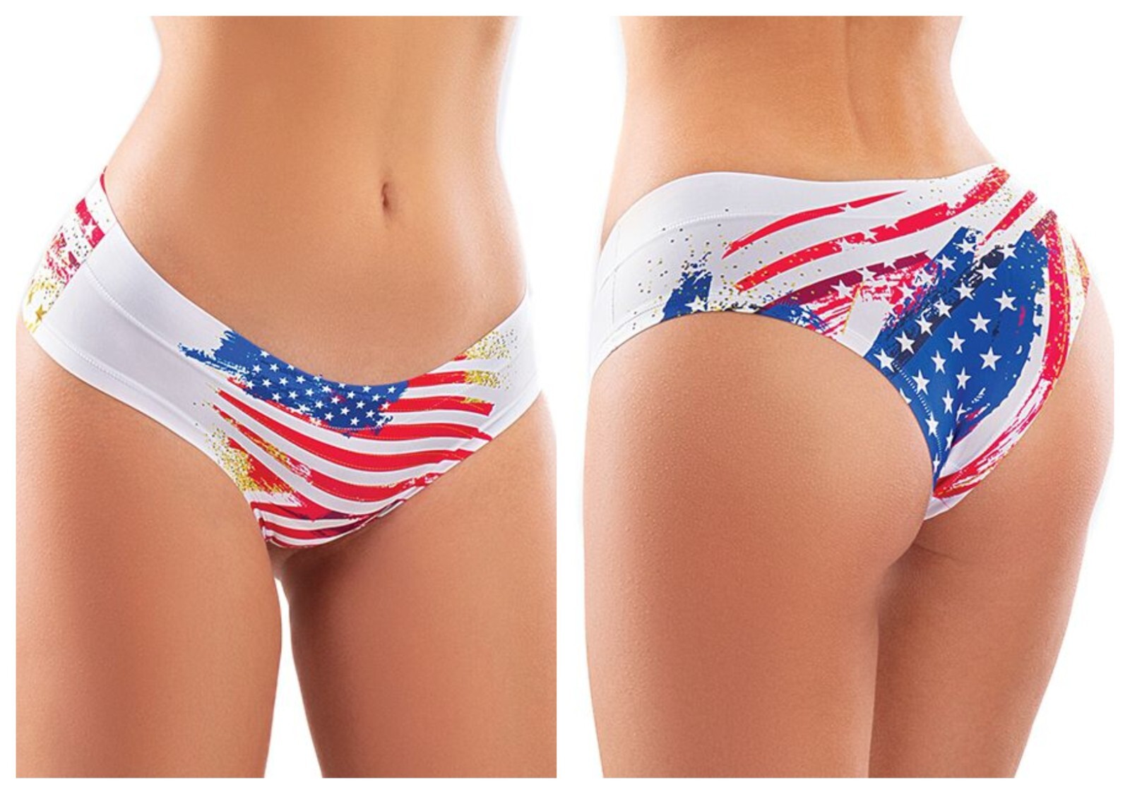 MEMEME USA AGED PRINTED THONG S-XL