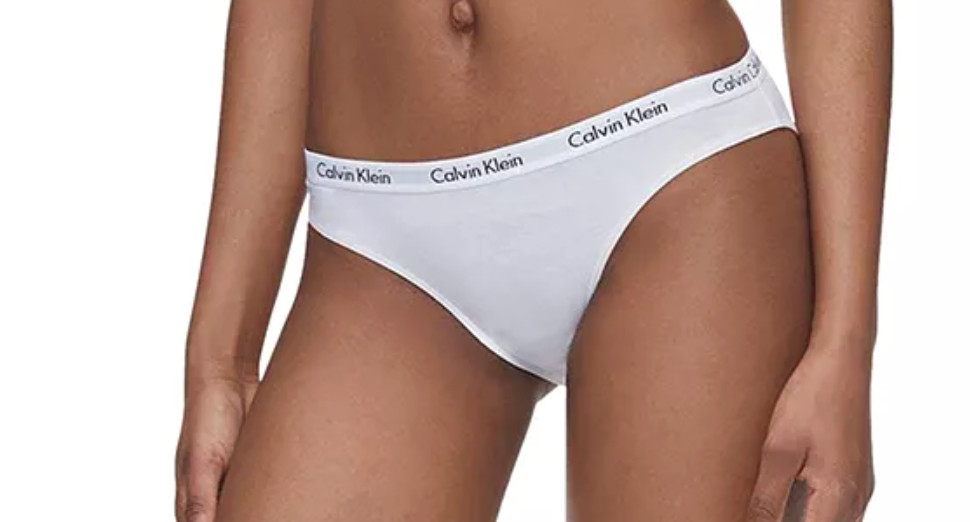 Calvin Klein Carousel Logo Cotton 3-Pack Bikini Size Large