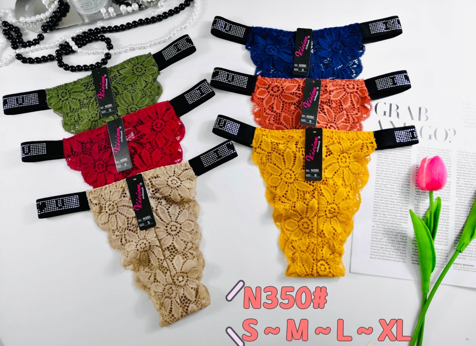 6 Pk Women Sexy High Cut Bikini G-string Thong Long Leg Cheeky Underwear Panty S