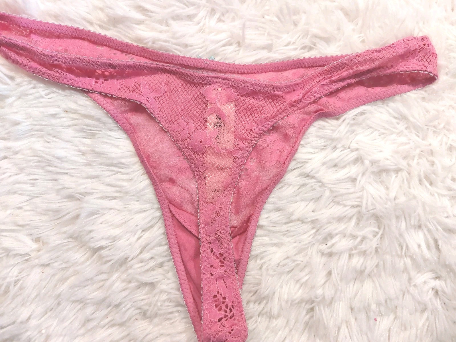 NWT Victoria’s Secret Tease High-Leg Scoop Thong Panty Large (505)