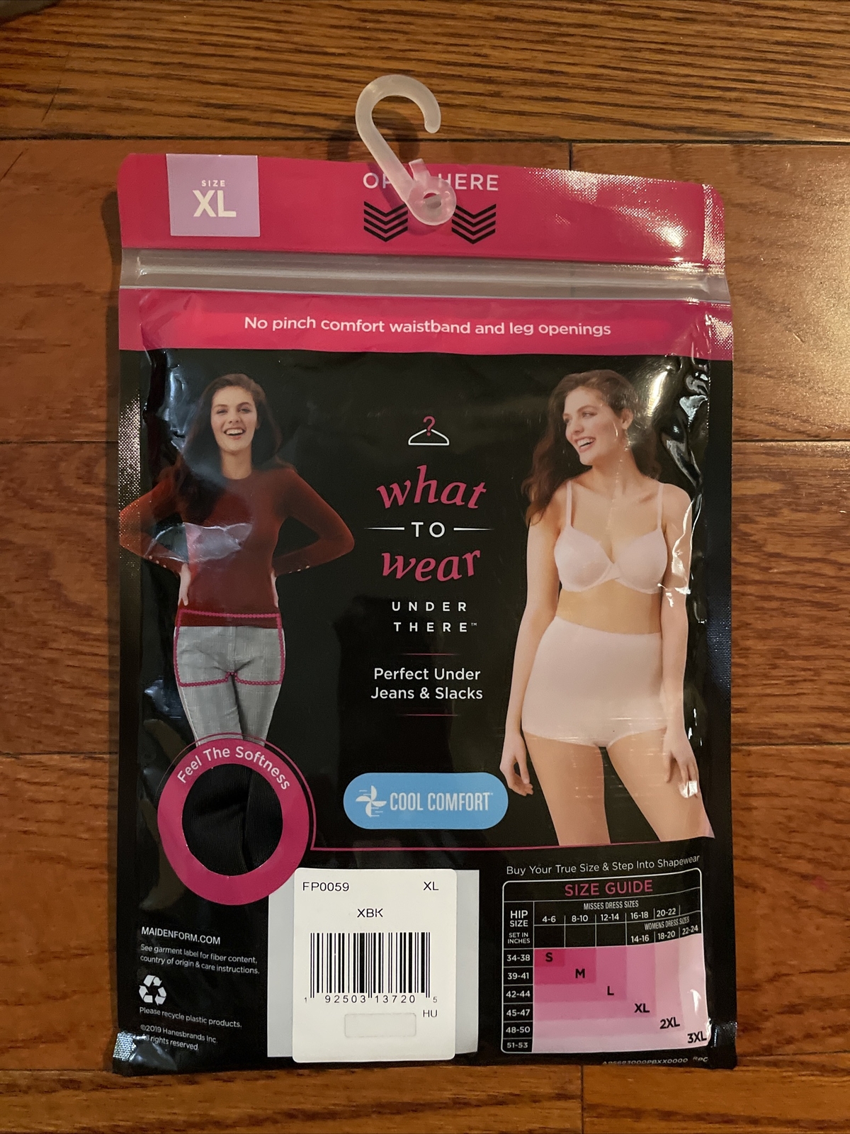 NWT Womens Maidenform Flexees Black Boyshort Slip Panty Size XLarge