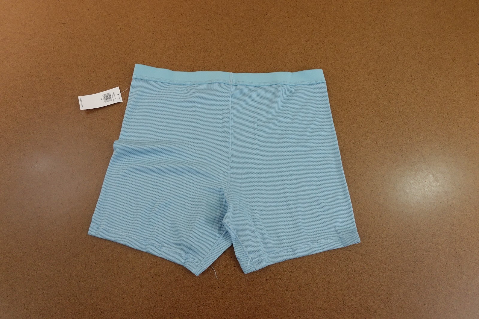 Old Navy Womens Size XS Blue High-Waisted Rib Knit Boyshort Brief Panty NWT