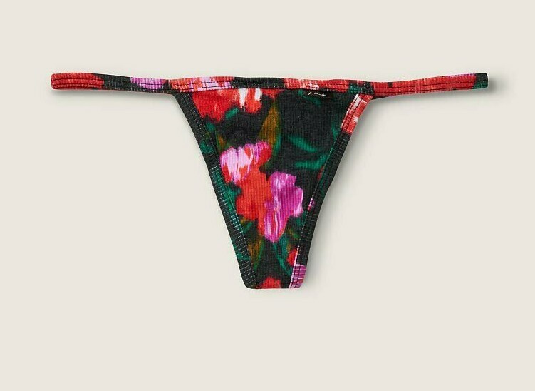 Victoria’s Secret PINK Sexy V-String Skimpy Strappy LOGO Floral XS S M L XL NWT