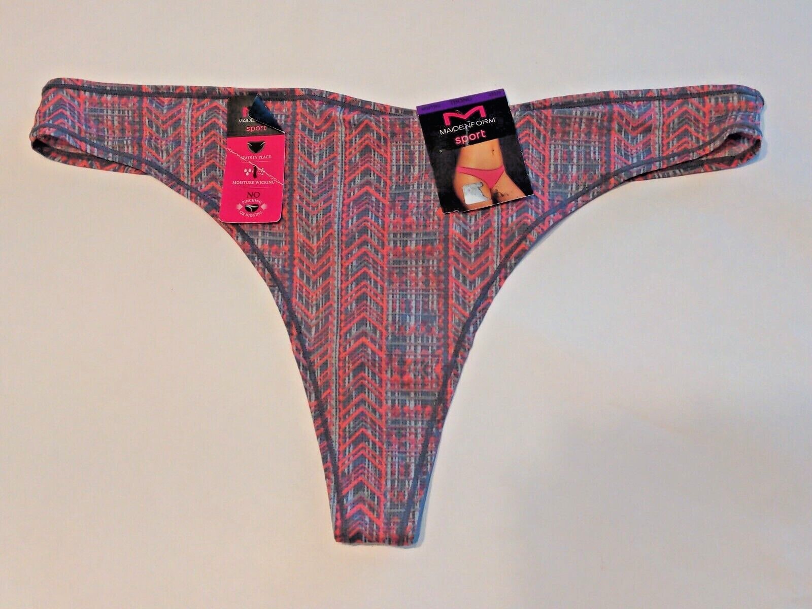 TWO(2) MAIDENFORM Thong ~ SZ 9 / 2XL Lace DMESLT & Sport MSPTHG