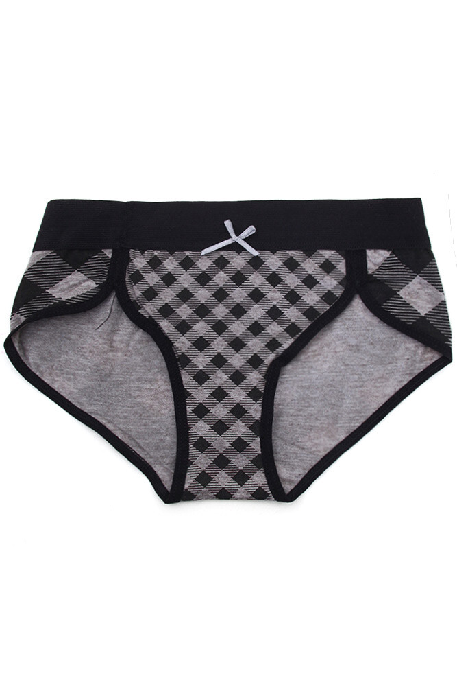 ScarvesMe 12 pack Women’s Assorted Color Buffalo Check Sexy Hipster Panties