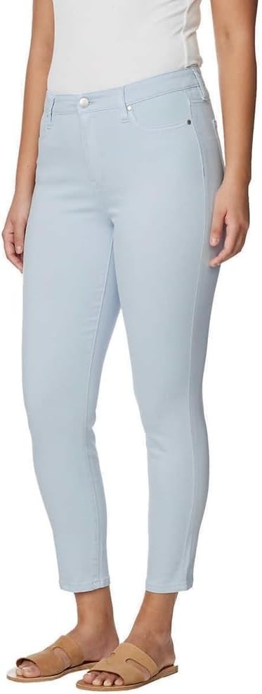 Buffalo David Bitton Women’s High Rise Soft Stretch Ankle Skinny Jeans, Blue, 16