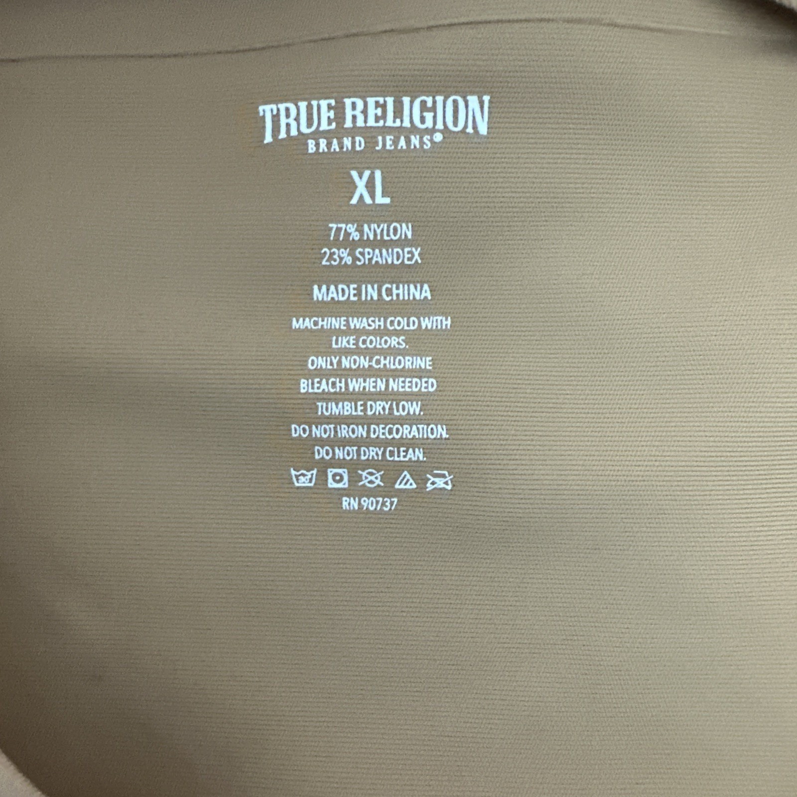 TRUE RELIGION 3-Pair TRUE SKIN Brief Panties Soft Laser Cut Seamless Logo Sz XL