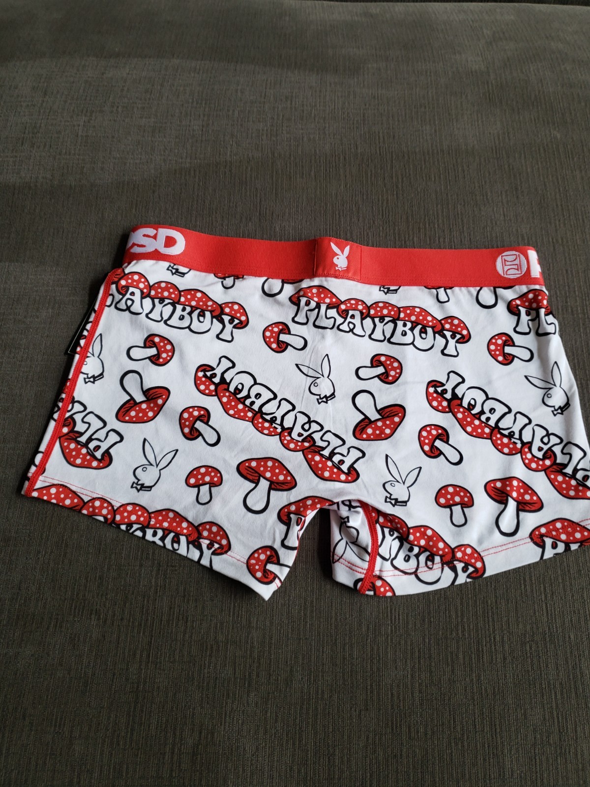 PSD Playboy Bunny Shrooms Boyshorts Women’s Small Stretch Underwear BRAND NEW!