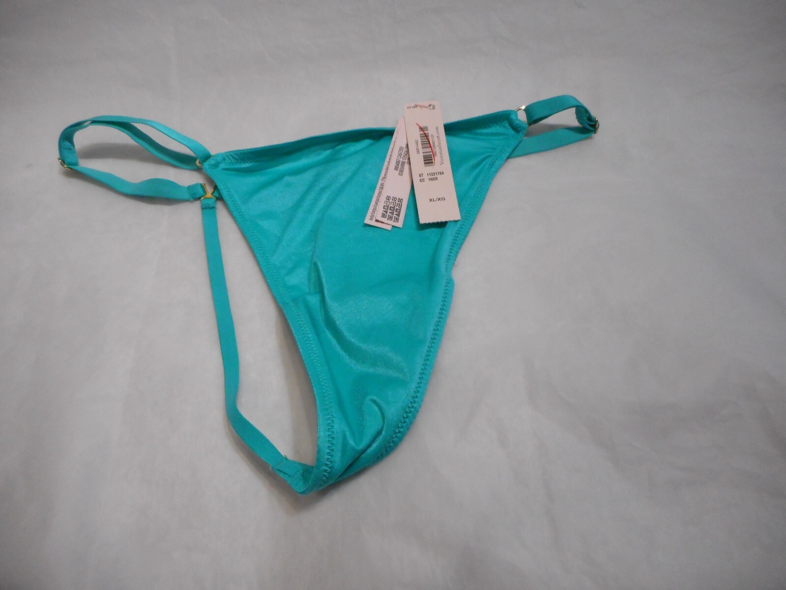 Victoria’s Secret Green/Gold V String Panty XL/XG